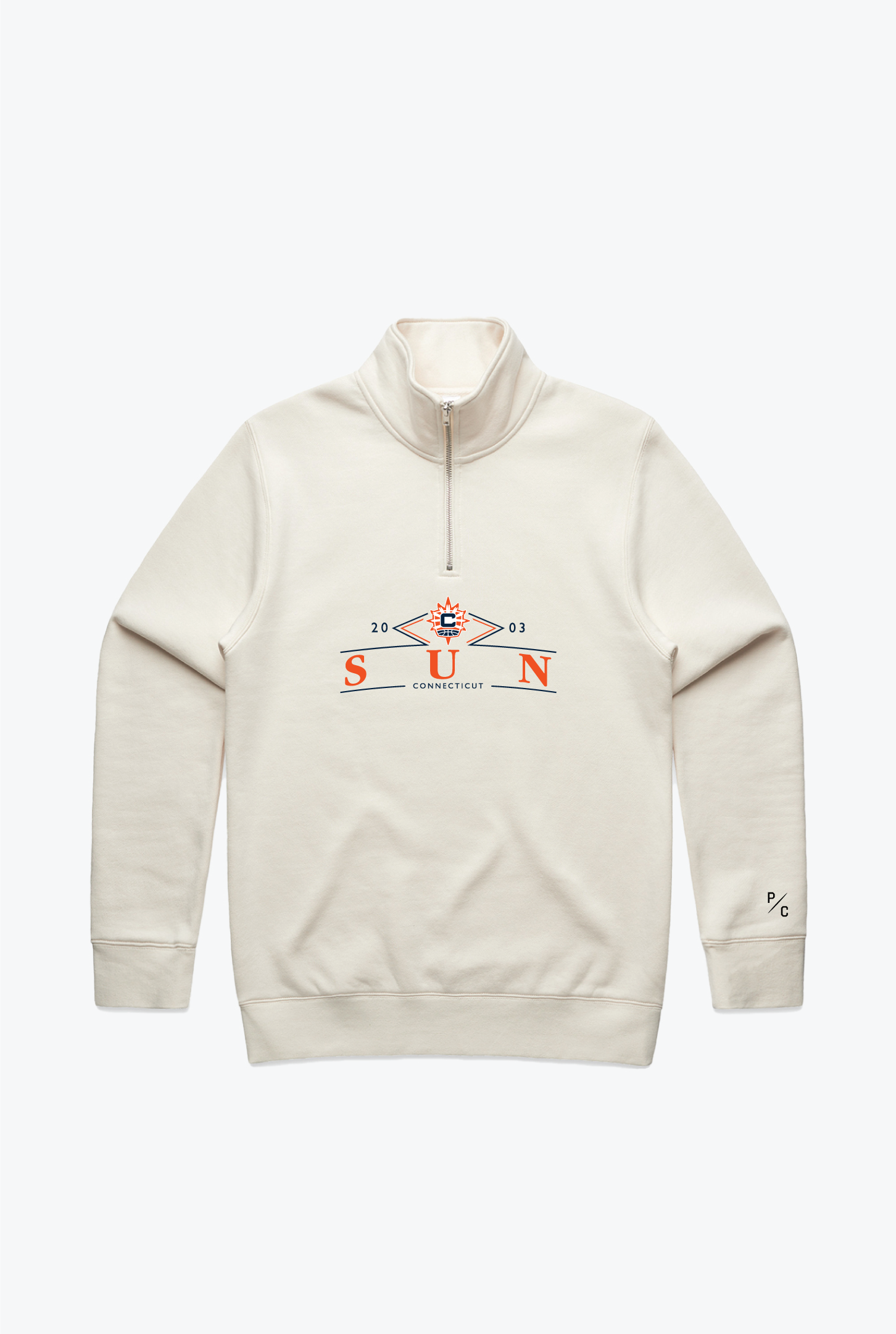 Connecticut Sun Quarter Zip - Ivory