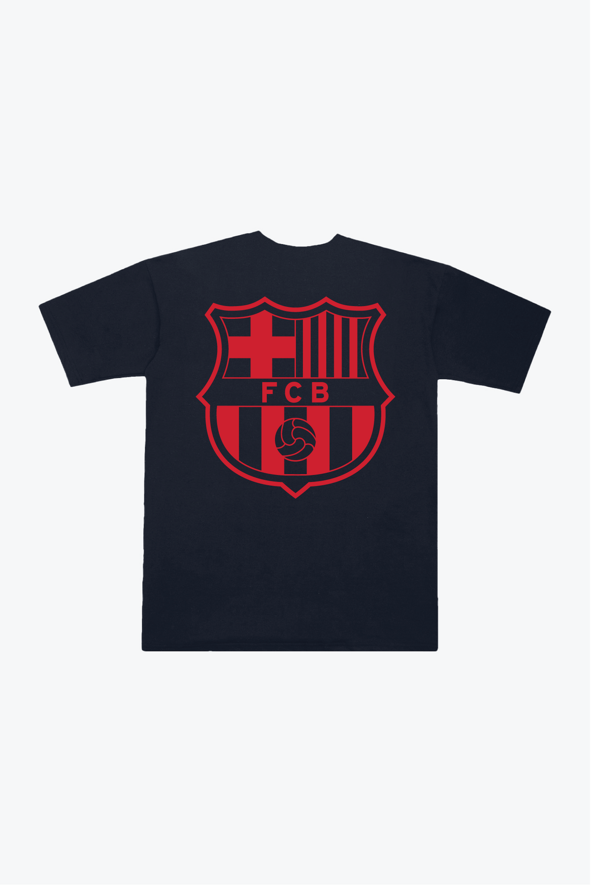 FC Barcelona Heavyweight T-Shirt - Navy