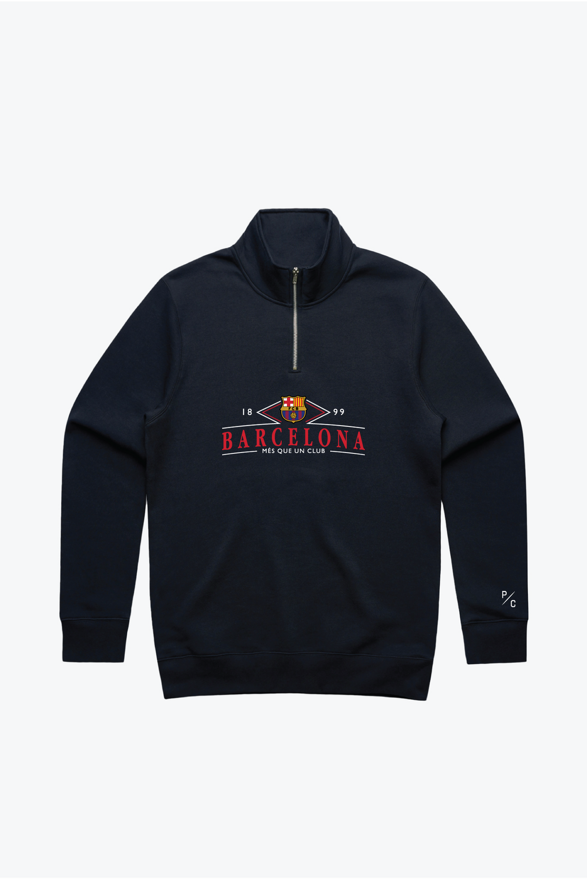 FC Barcelona 1/4 Zip - Navy