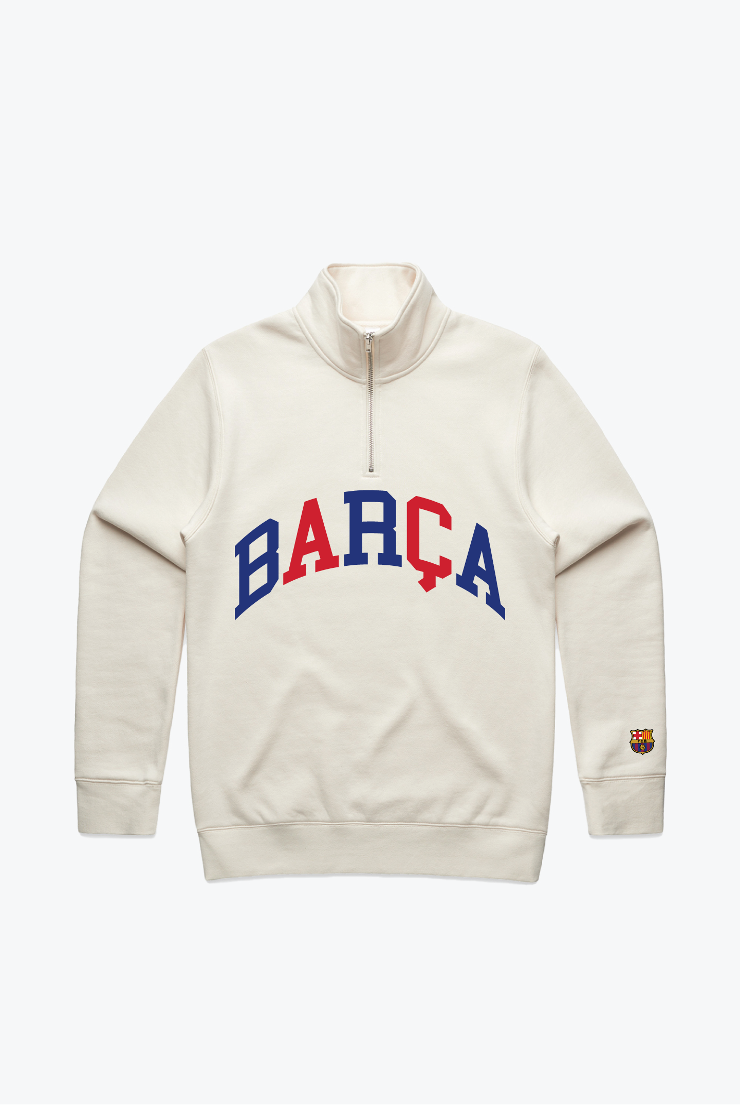 FC Barcelona 1/4 Zip - Ivory