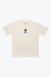 T-shirt épais FC Barcelone - Ivoire