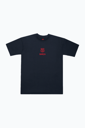 T-shirt épais FC Barcelone - Bleu marine