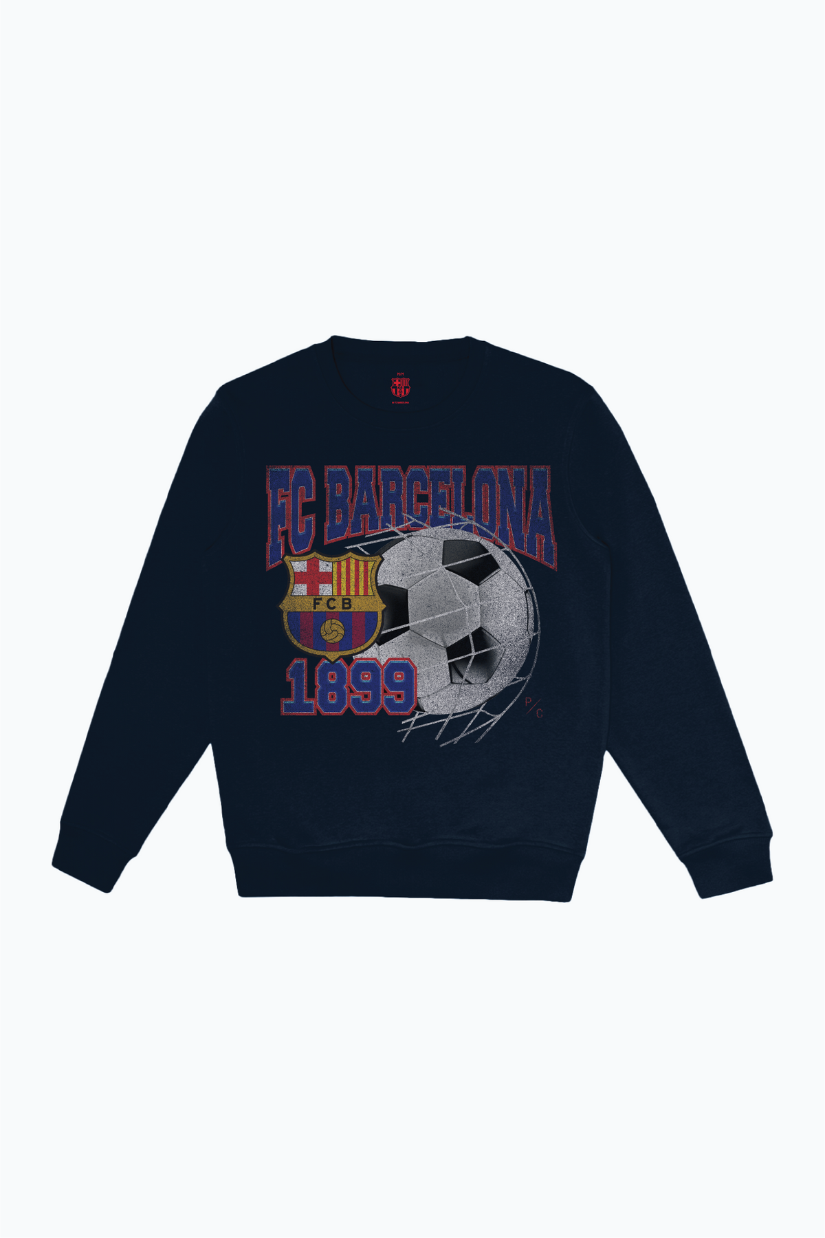 Sweat à capuche FC Barcelone 1899 - Marine