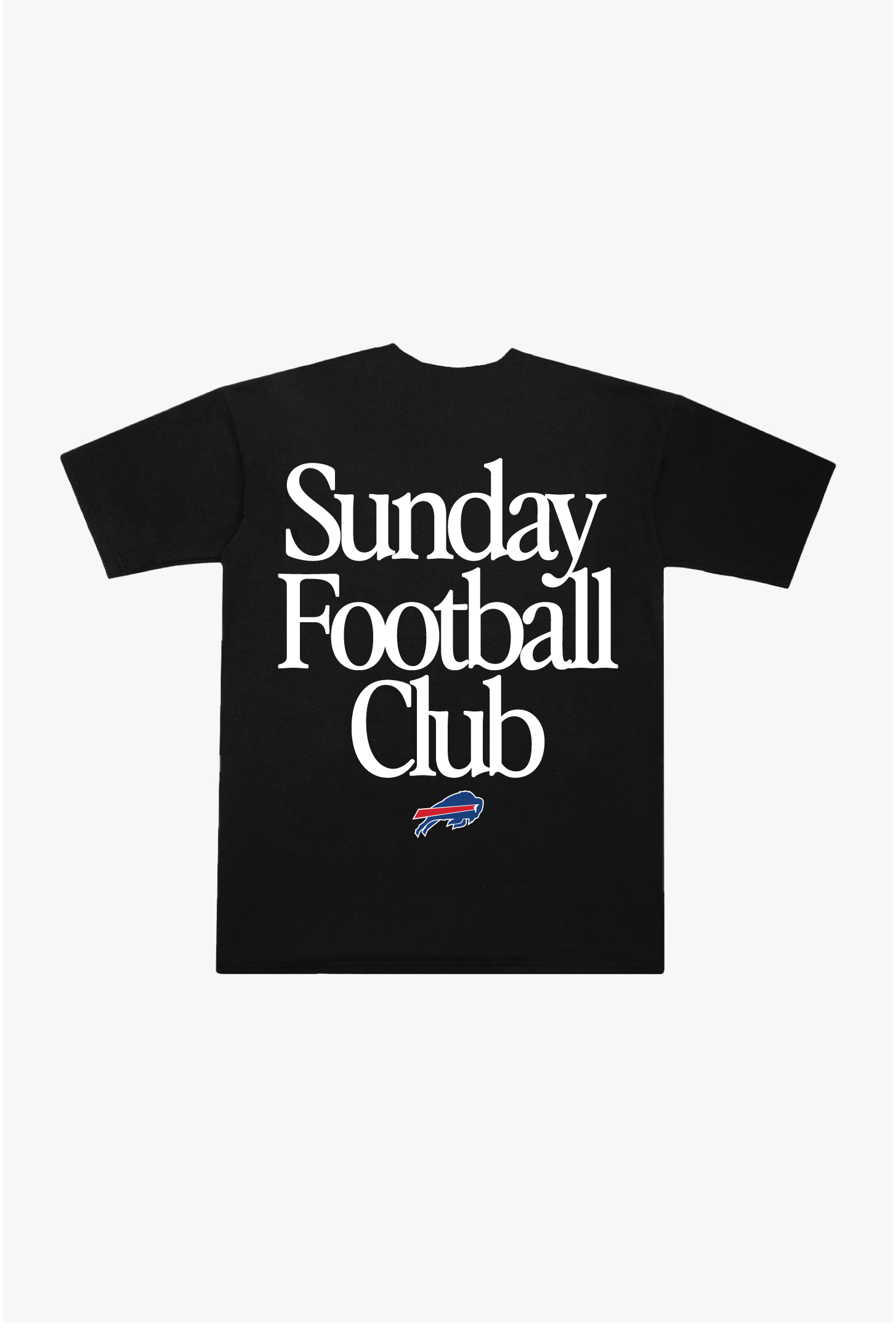 Buffalo Bills Sunday Football Club Heavyweight T-Shirt - Black