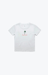 Hawaii Icon Baby Tee - White