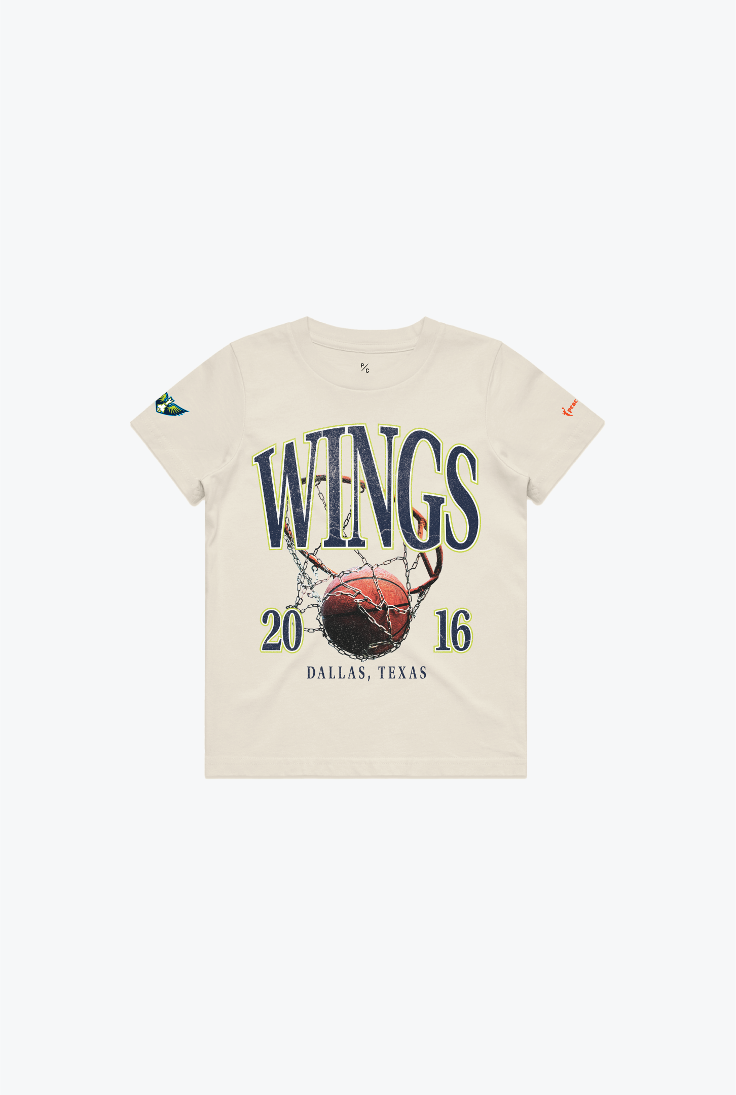 Dallas Wings Kids T-Shirt - Ivory