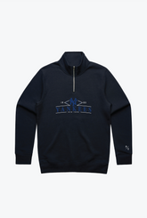 New York Yankees 1/4 Zip - Navy