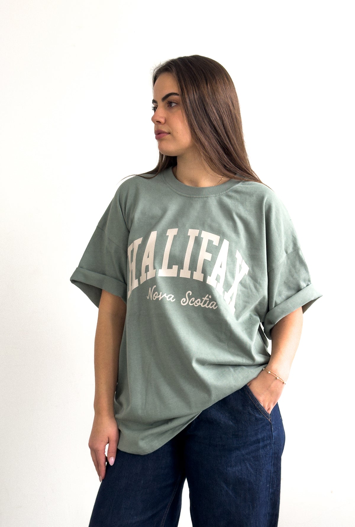 Halifax Tourist T-Shirt - Eucalyptus