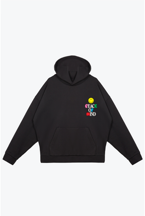 P/C x Smiley Peace of Mind Heavyweight Hoodie - Black