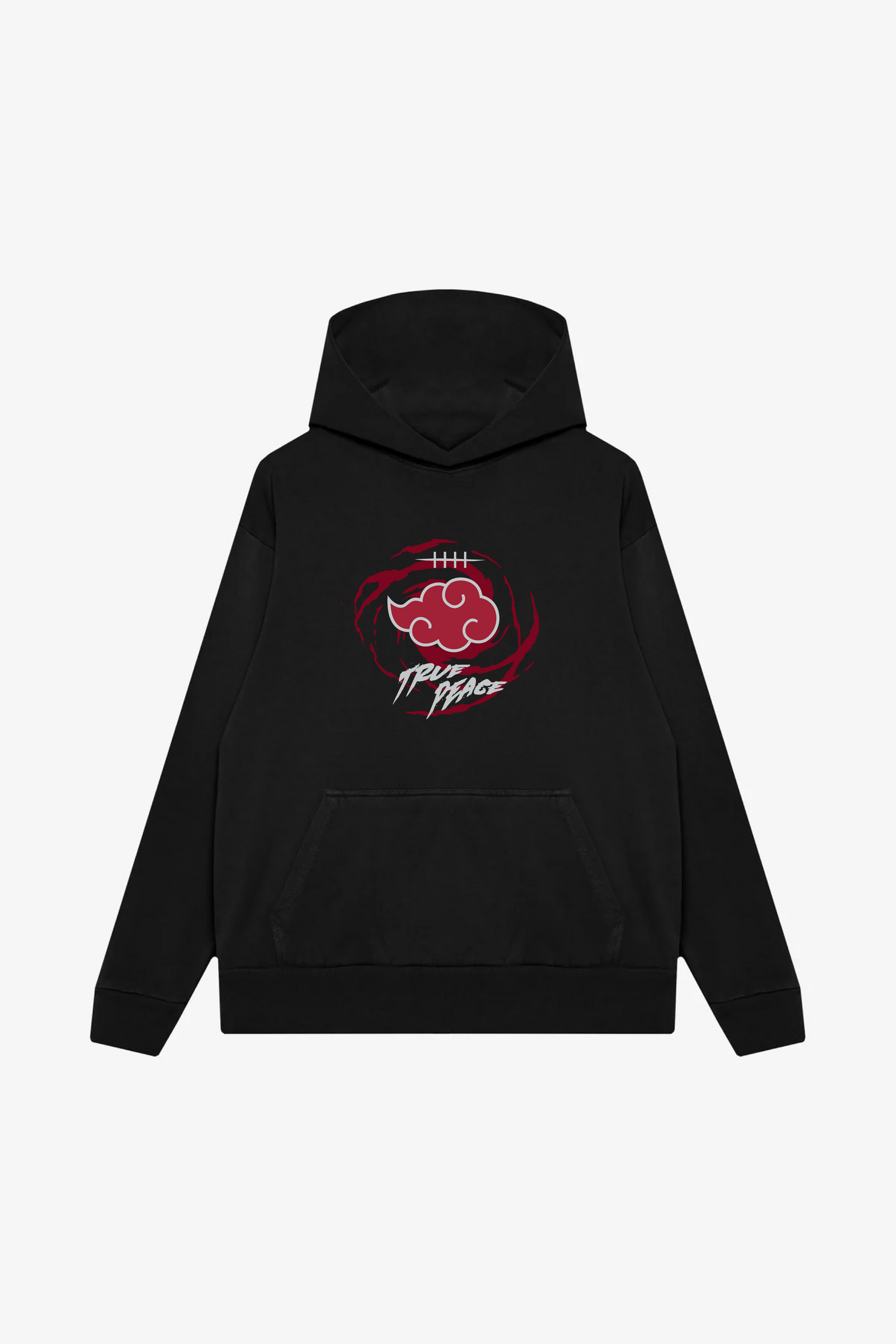 P/C x Naruto "True Peace" Heavyweight Hoodie - Black