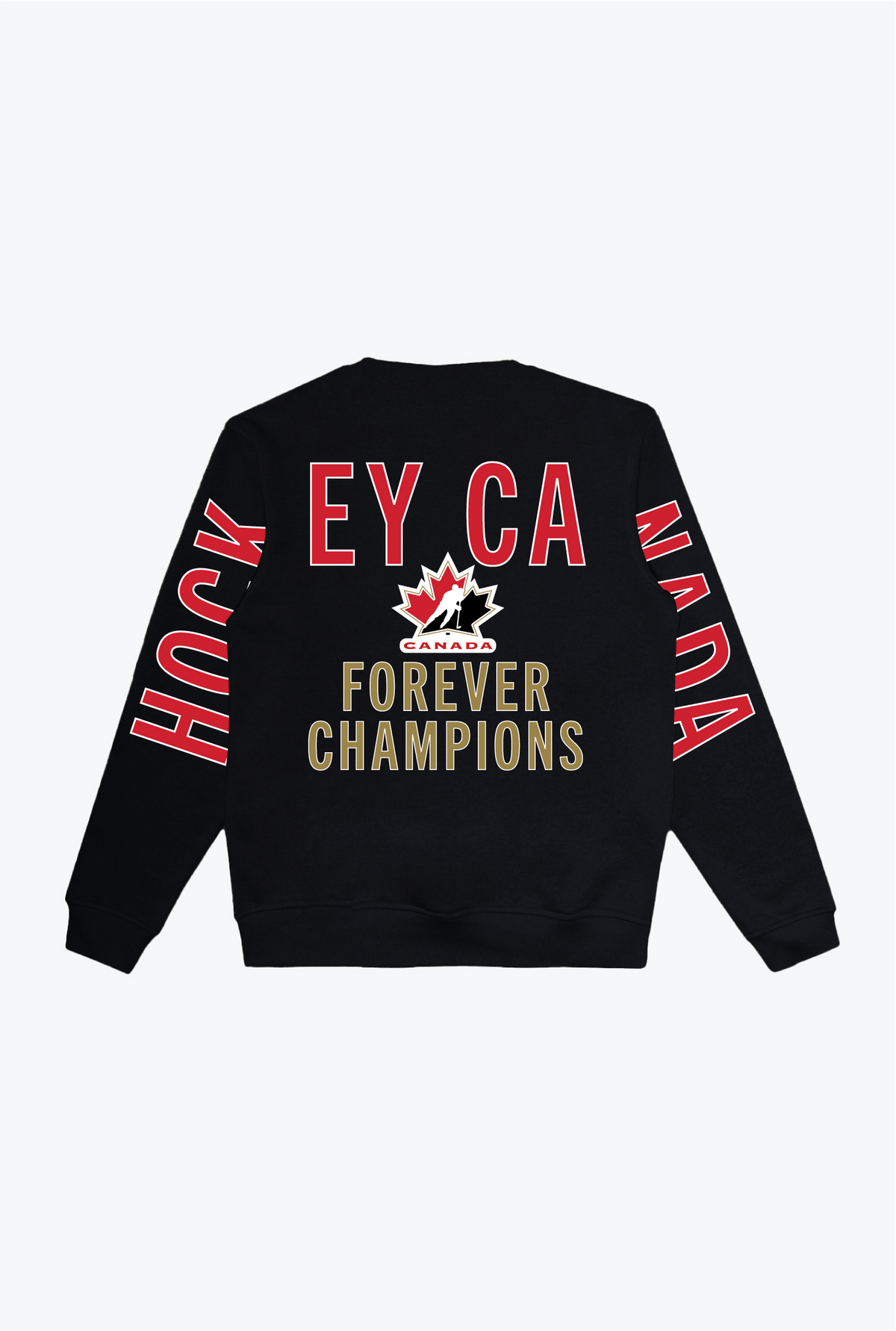 Hockey Canada "Forever Champions" Spirit Crewneck - Black