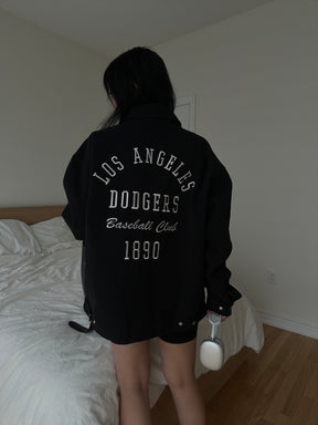 Los Angeles Dodgers Work Jacket - Black