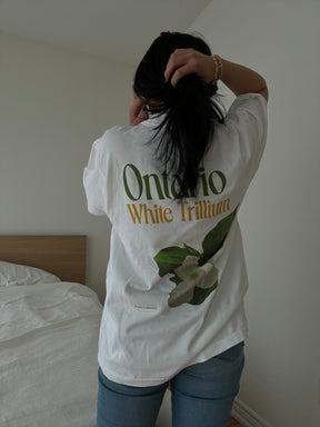 Ontario White Trillium Heavyweight T-Shirt - Weiß