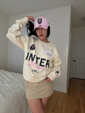 Inter Miami CF Cheer Crewneck - Ivory