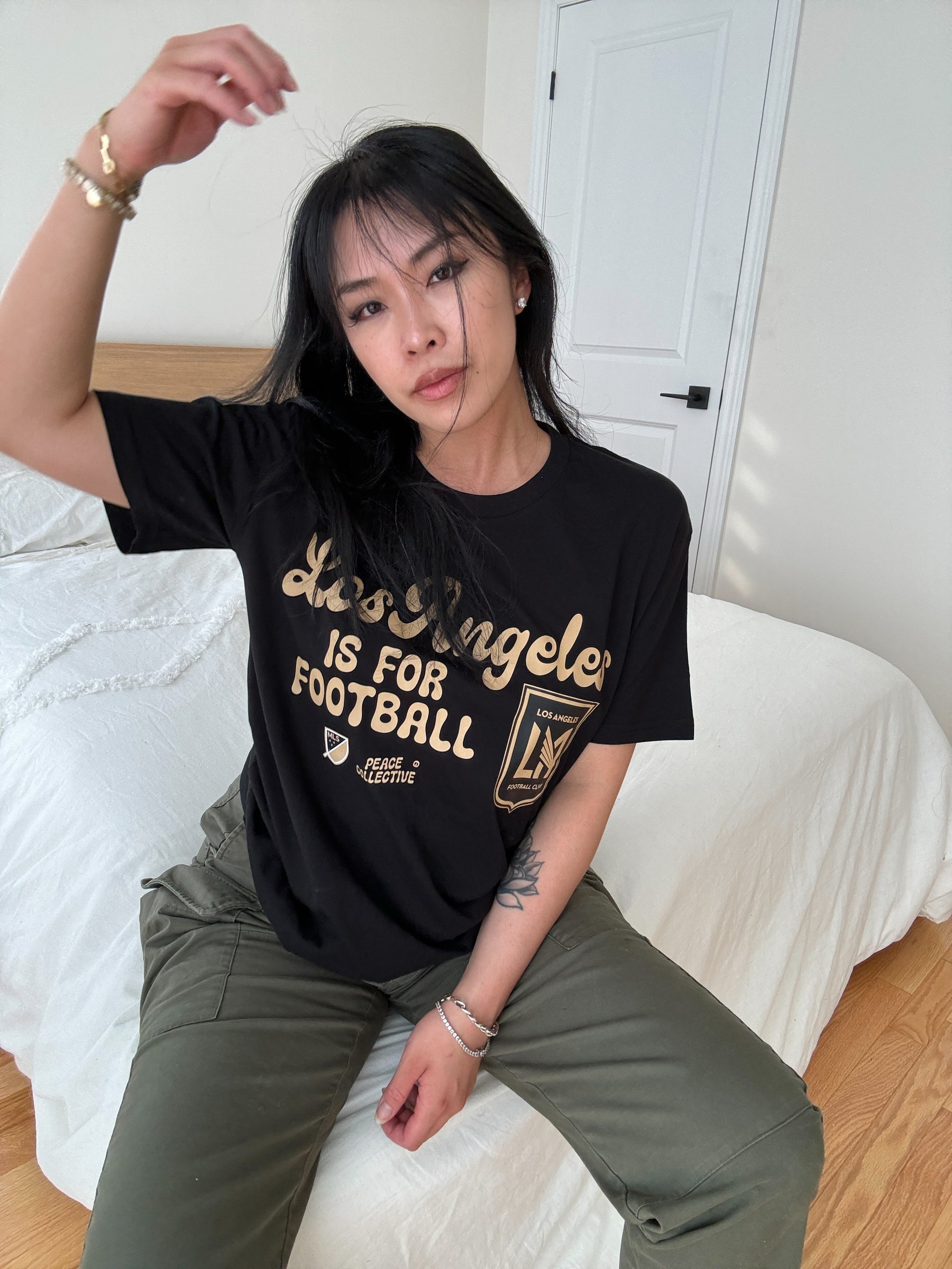 Los Angeles FC Bubble T-Shirt - Black