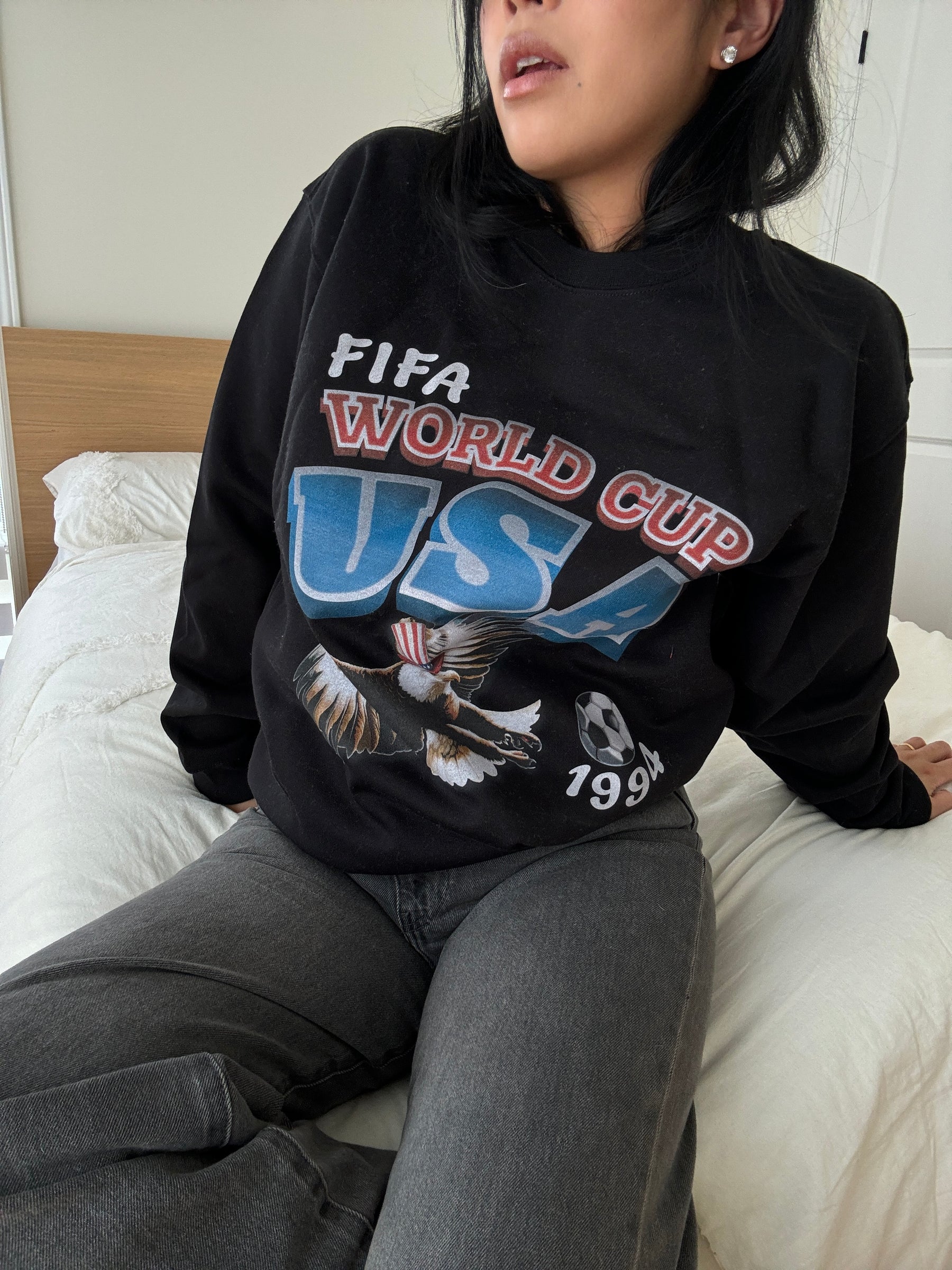 FIFA USA '94 World Cup Heavyweight Crewneck - Black