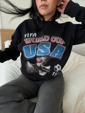 FIFA USA '94 World Cup Heavyweight Crewneck - Black