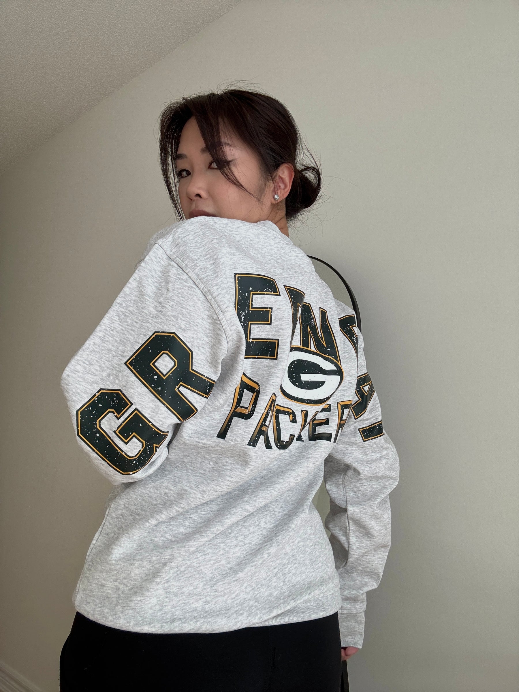 Green Bay Packers Spirit Crewneck - Ash