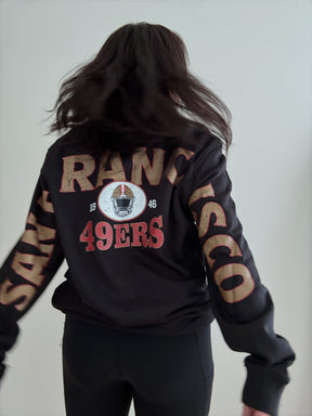 San Francisco 49ers Spirit Crewneck - Black