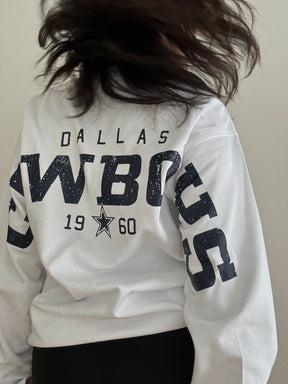 Dallas Cowboys Spirit Crewneck - White