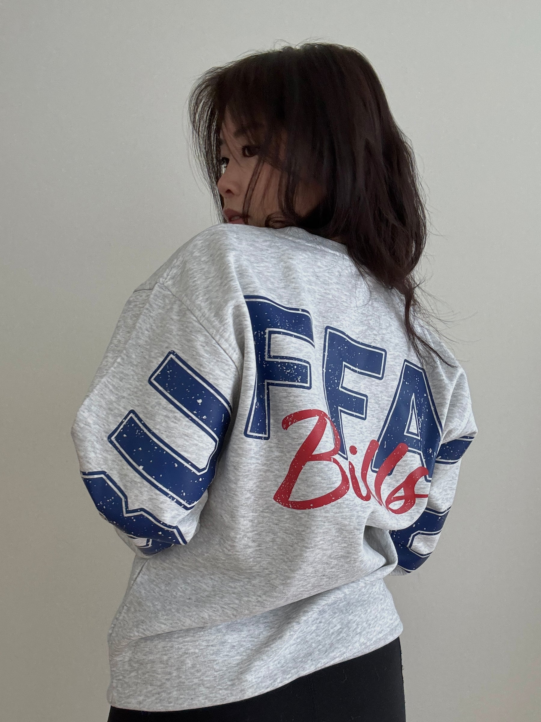 Buffalo Bills Spirit Crewneck - Ash