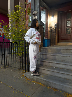 Pantalon de jogging poids lourd Athletic Club des Toronto Raptors - Cendre