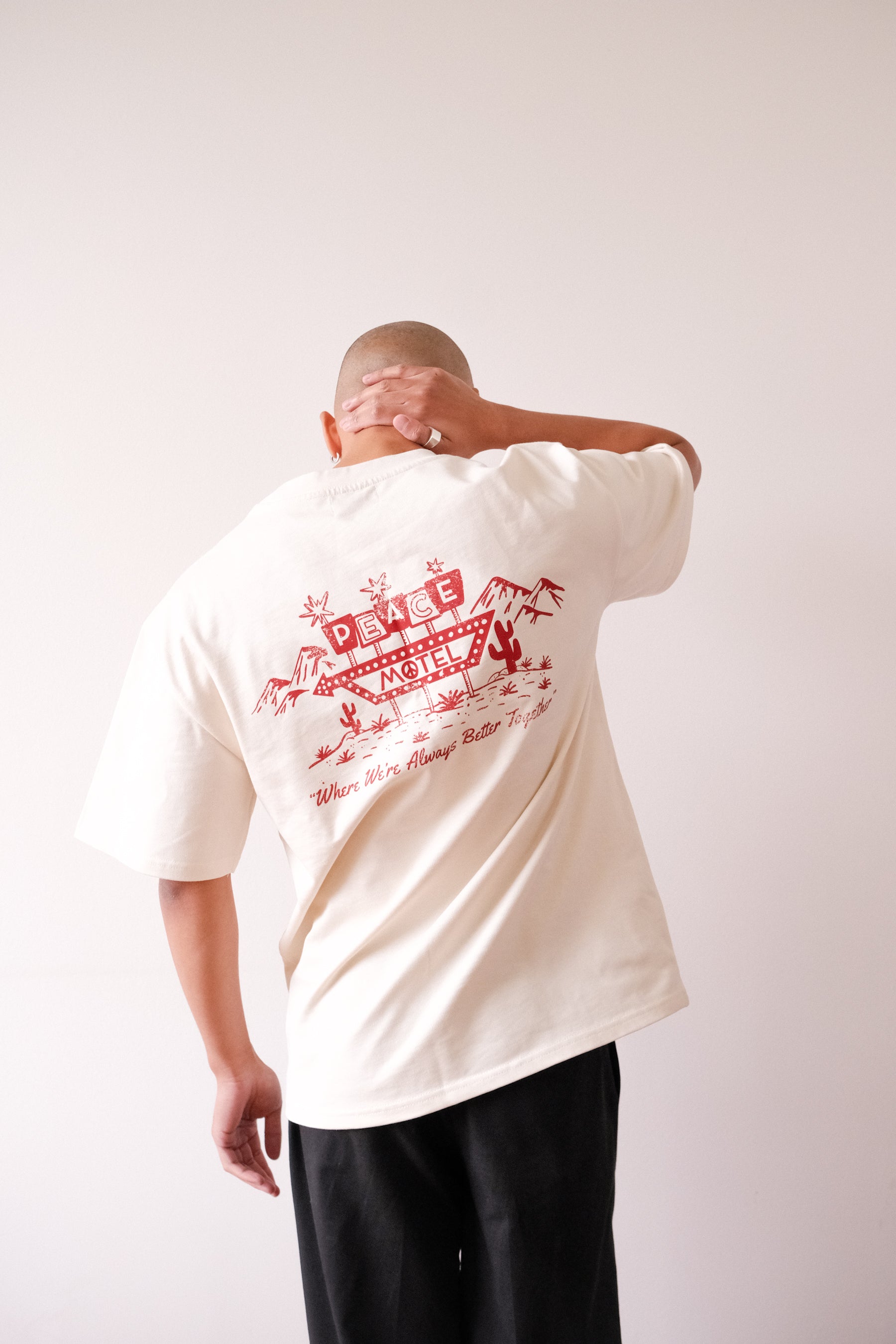 Peace Motel Heavyweight T-Shirt - Natural