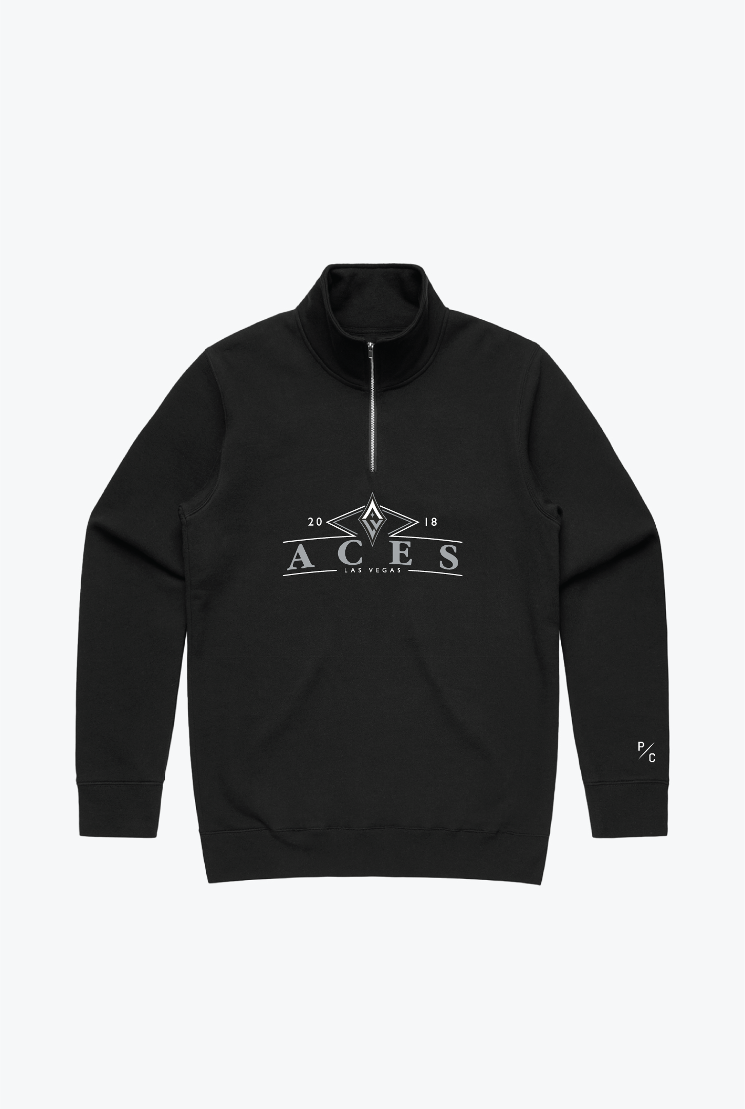 Las Vegas Aces Quarter Zip - Black