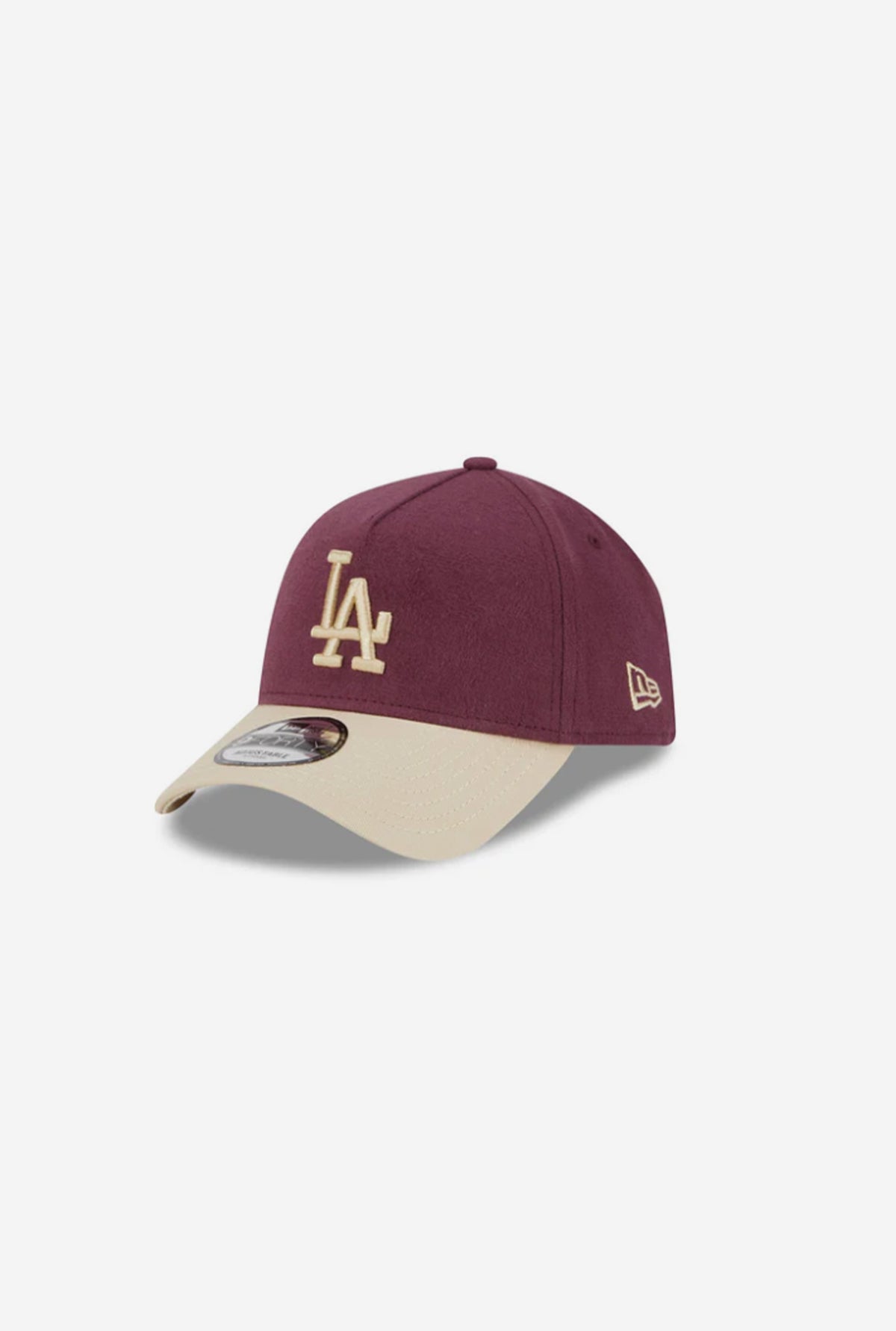 Casquette à visière arrière Moleskin 9FORTY des Dodgers de Los Angeles - Bordeaux