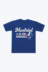 Montreal Expos Bubble T-Shirt - Royal