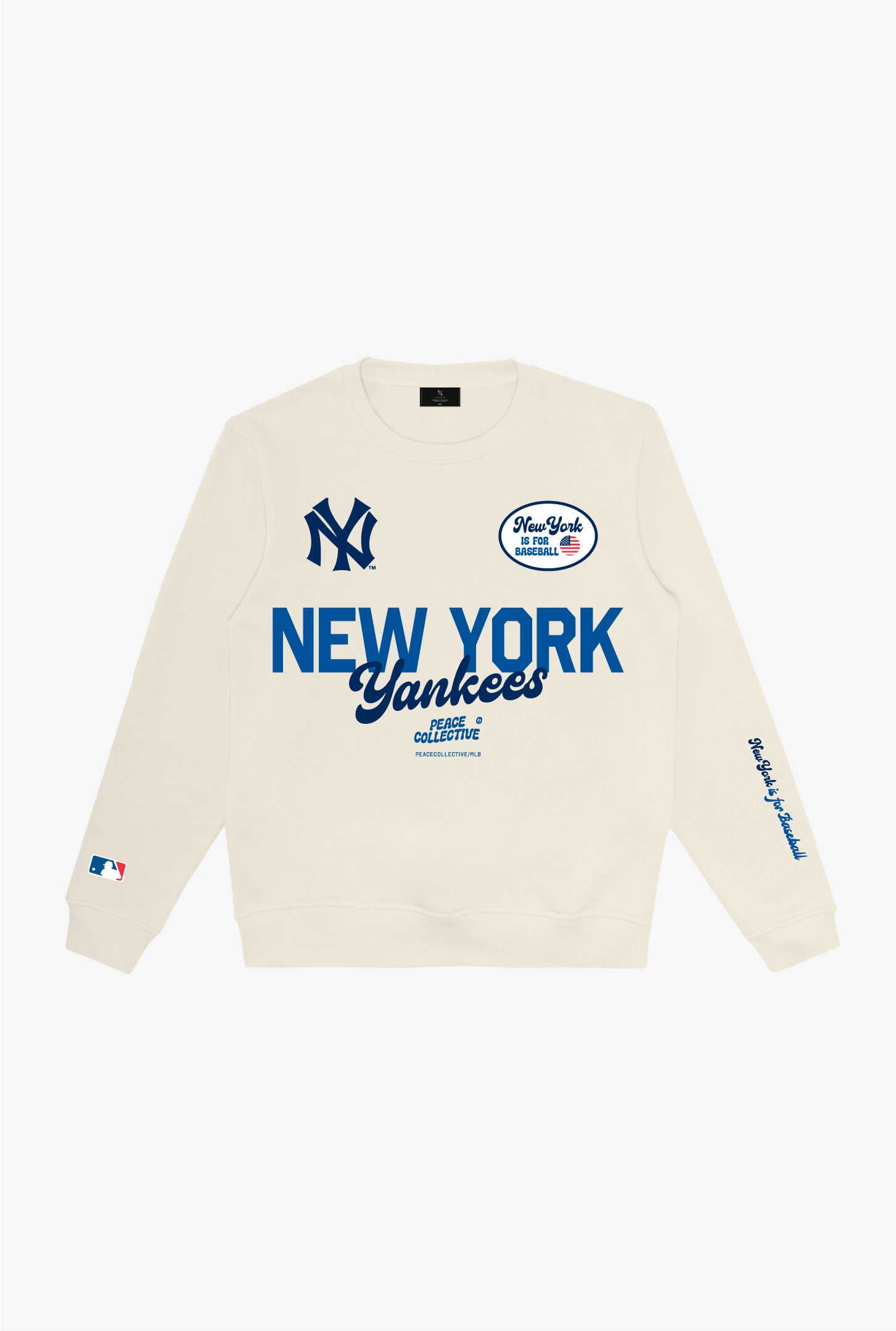 New York Yankees Cheer Crewneck - Ivory