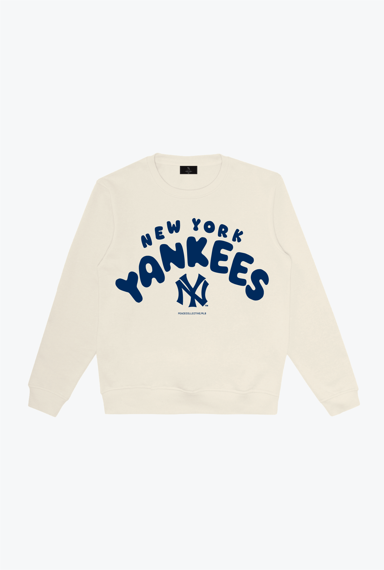 New York Yankees Bubble Crewneck - Ivory