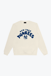 New York Yankees Bubble Crewneck - Ivory