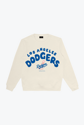 Pull ras du cou à bulles pour enfant Los Angeles Dodgers - Ivoire