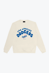 Los Angeles Dodgers Bubble Crewneck - Ivory