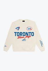 Toronto Blue Jays Cheer Crewneck - Ivory