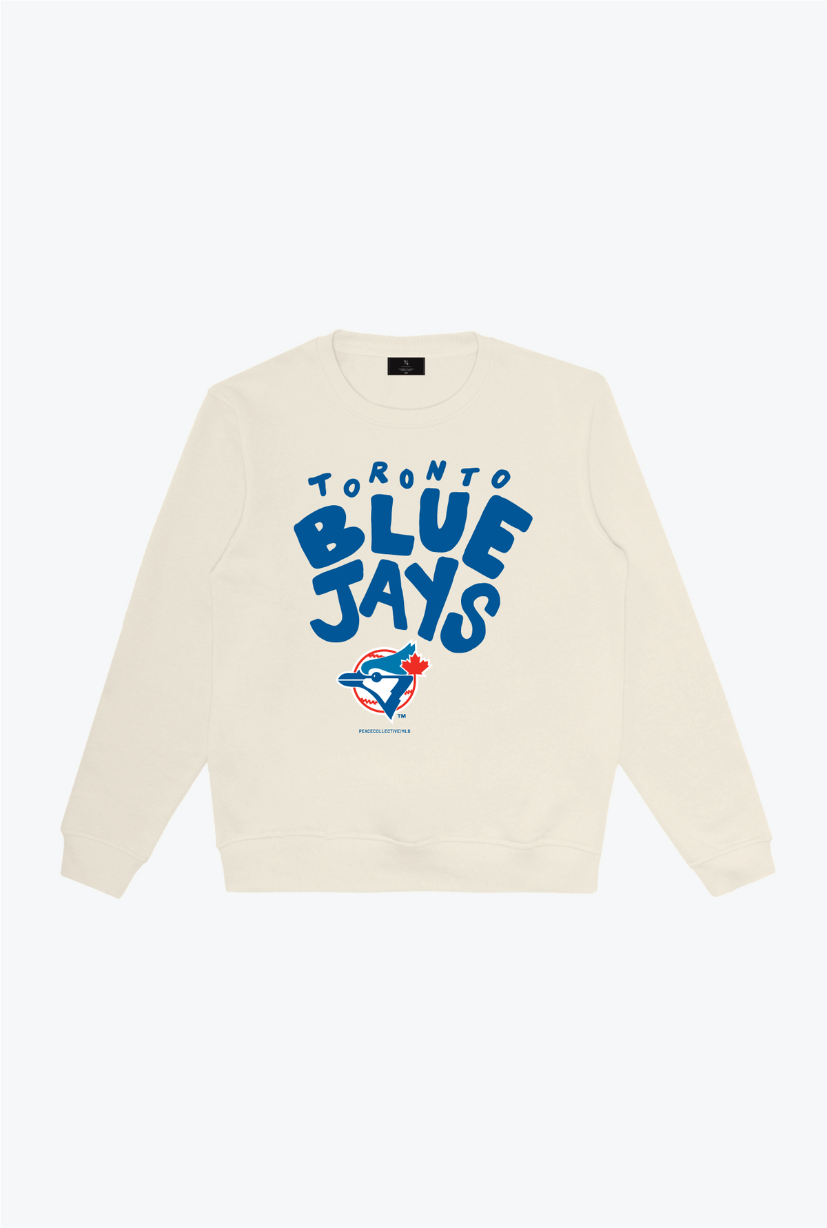 Pull ras du cou à bulles des Blue Jays de Toronto - Ivoire