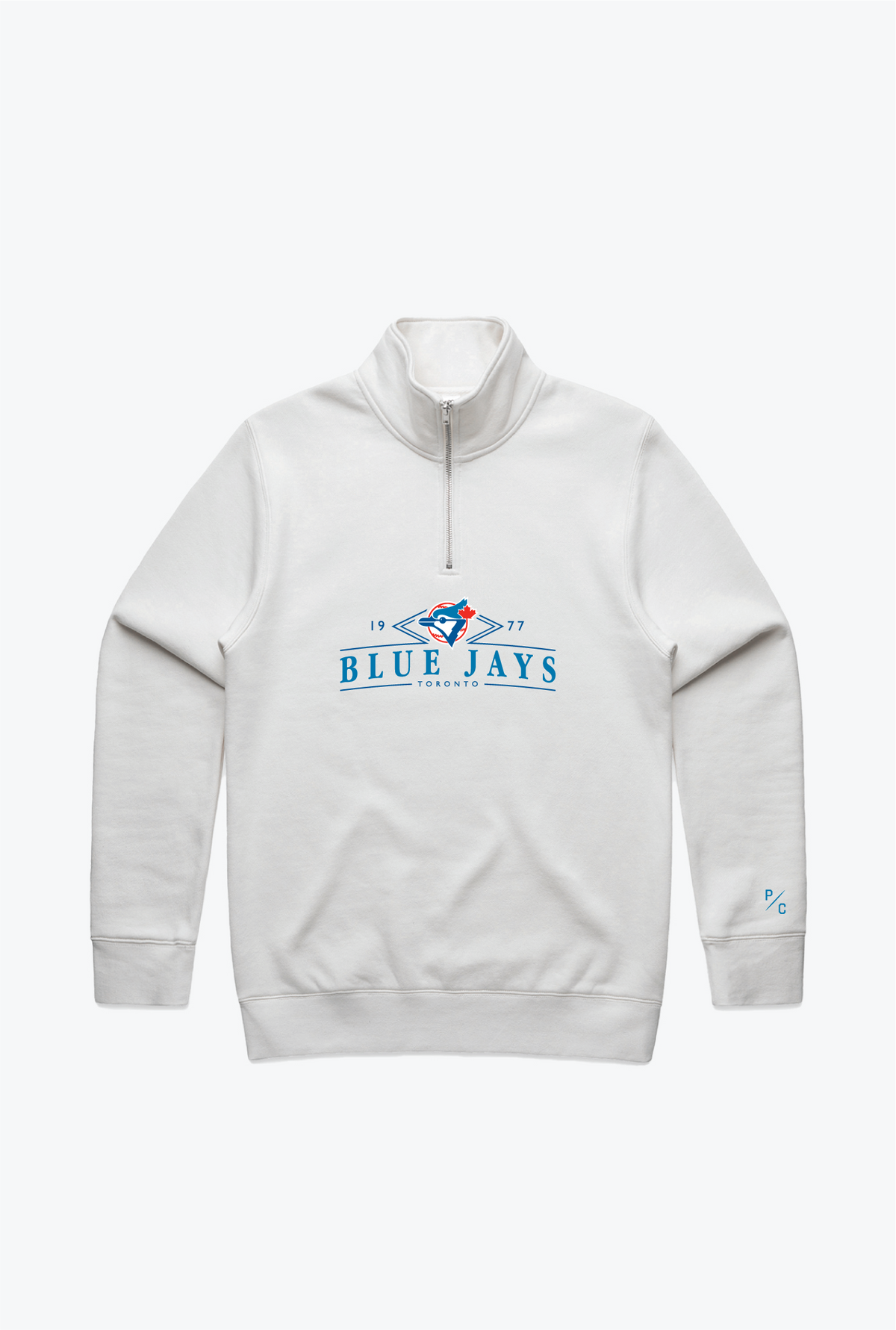 Toronto Blue Jays 1/4 Zip - White