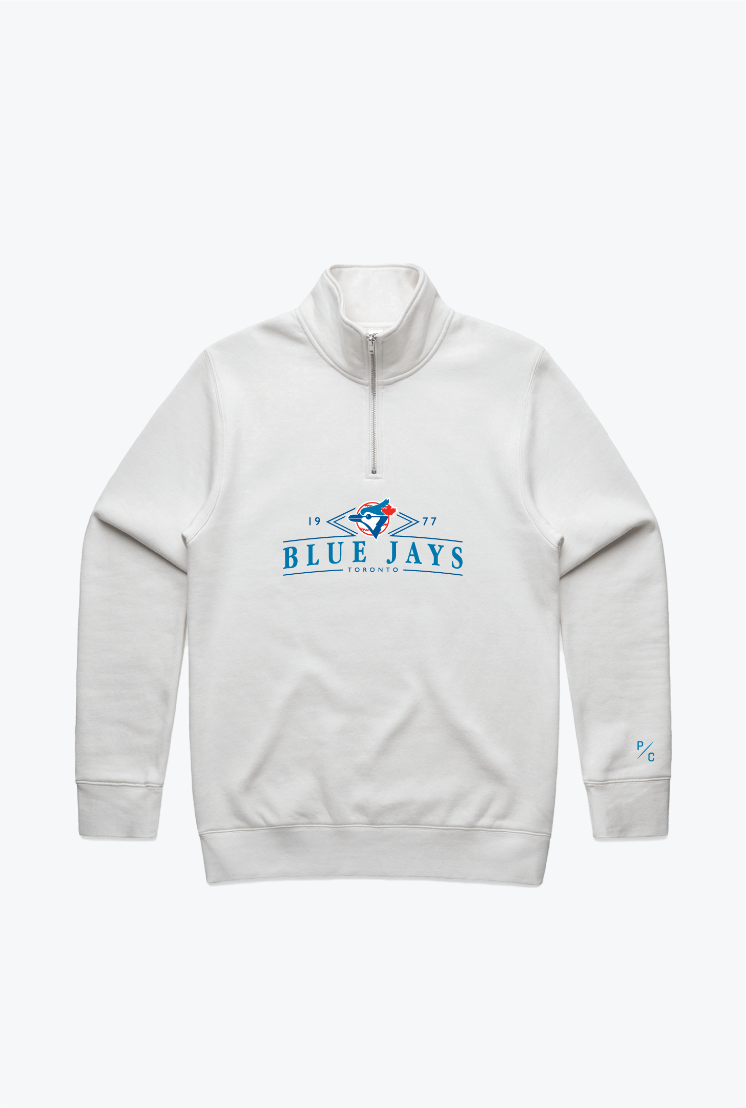 Toronto Blue Jays 1/4 Zip - White