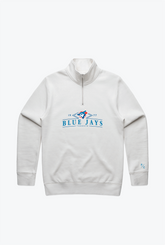 Toronto Blue Jays 1/4 Zip - White