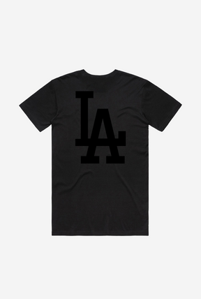 Los Angeles Dodgers Tonal T Shirt - Black