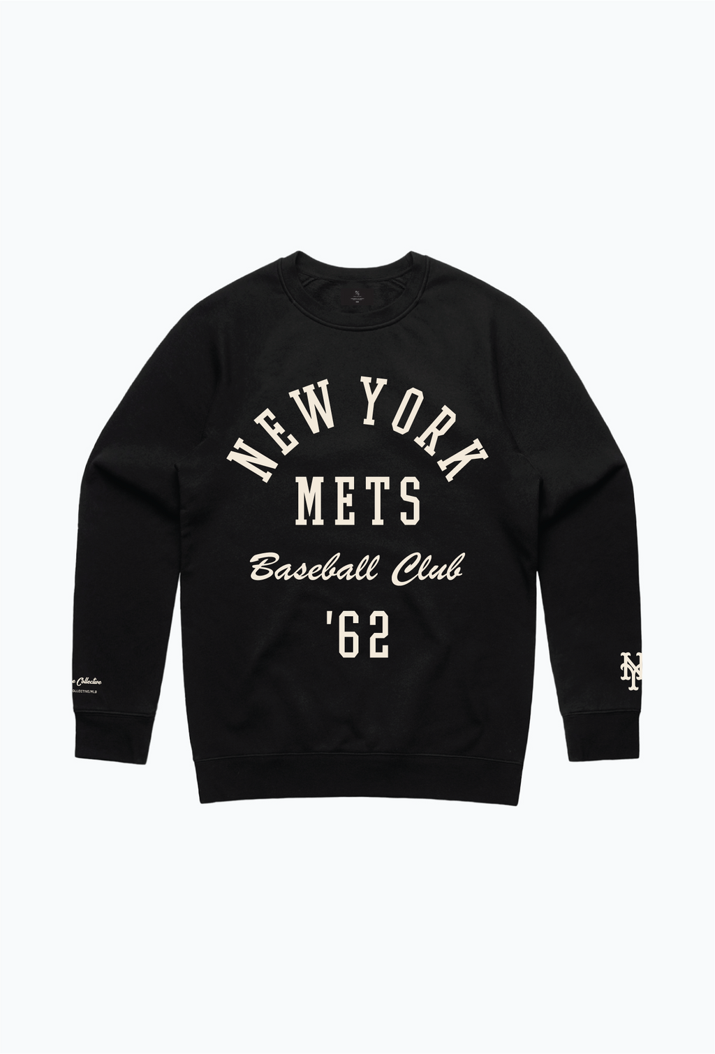 New York Mets Heavyweight Crewneck Black M