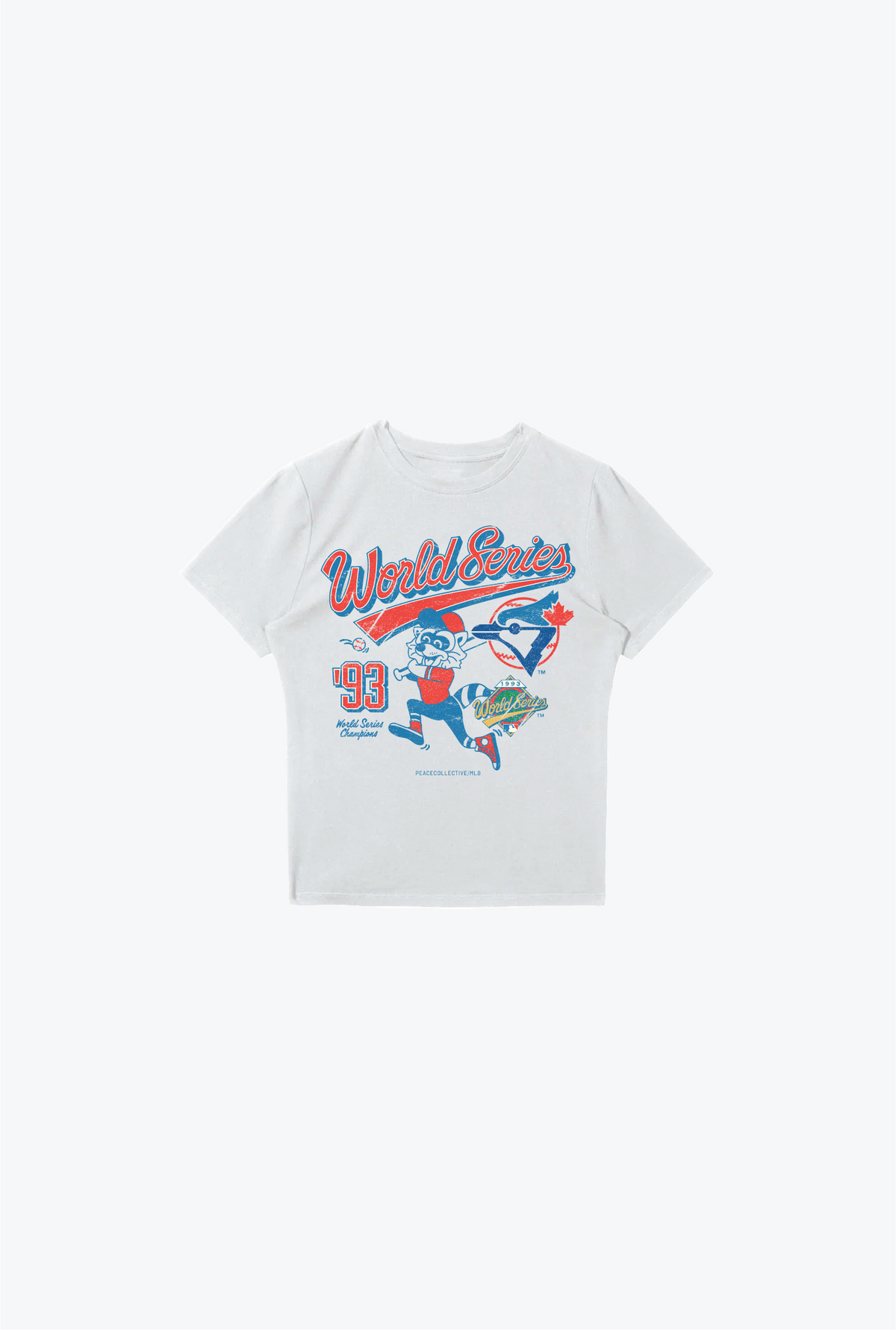 Toronto Blue Jays '93 World Series Champs Baby Tee - White