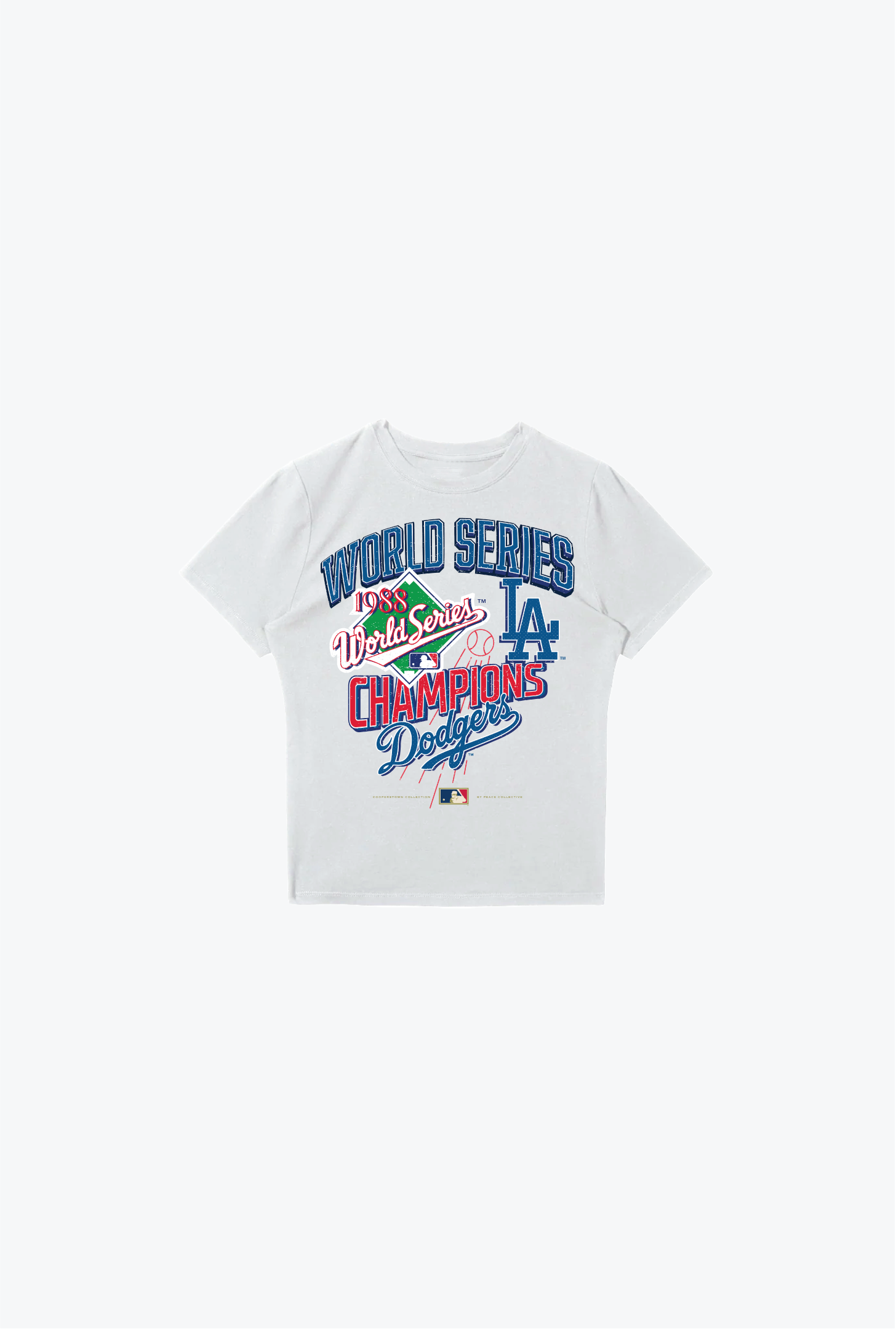 Los Angeles Dodgers '88 World Series Champs Baby Tee - White