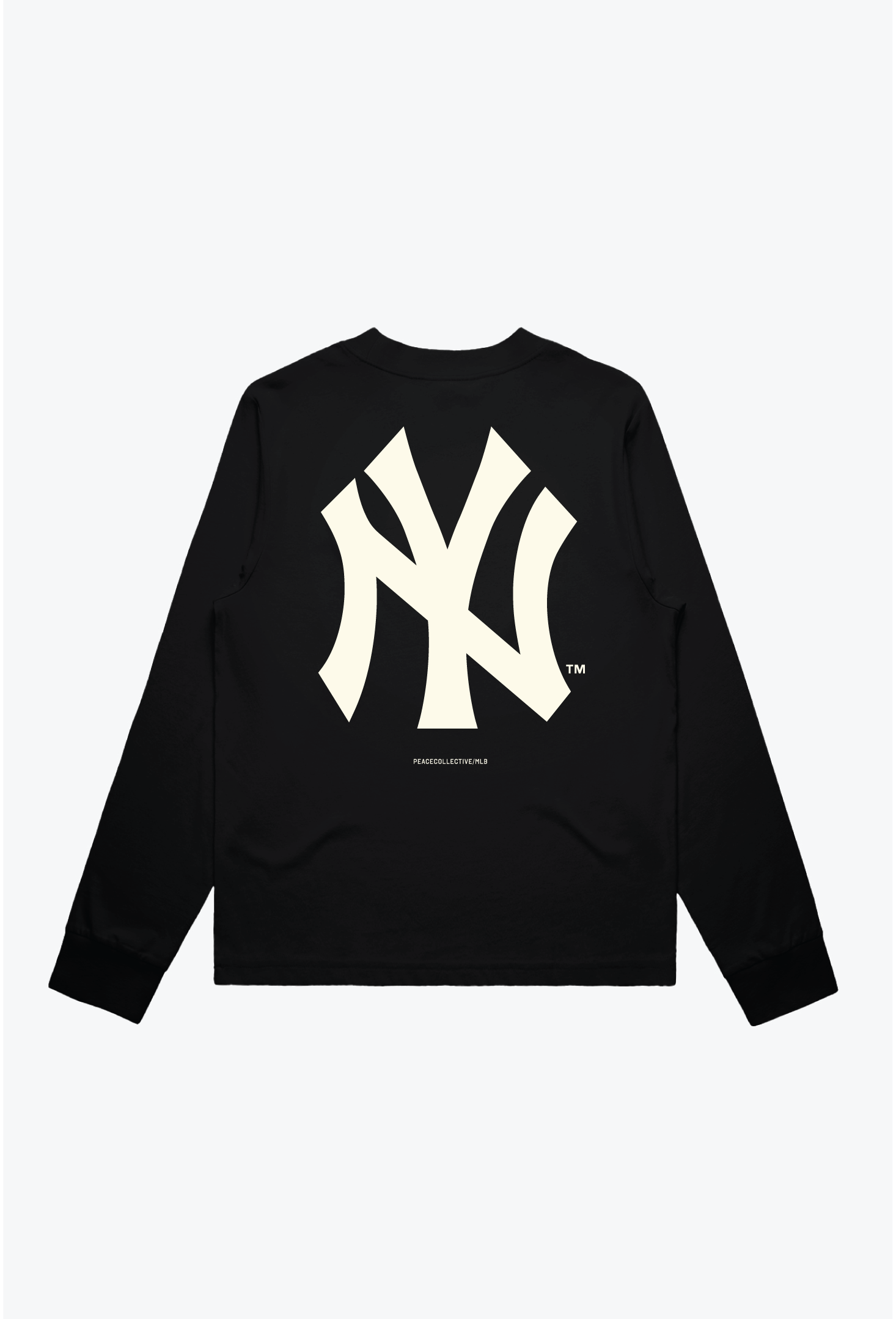 T-shirt à manches longues pour femme des Yankees de New York - Noir