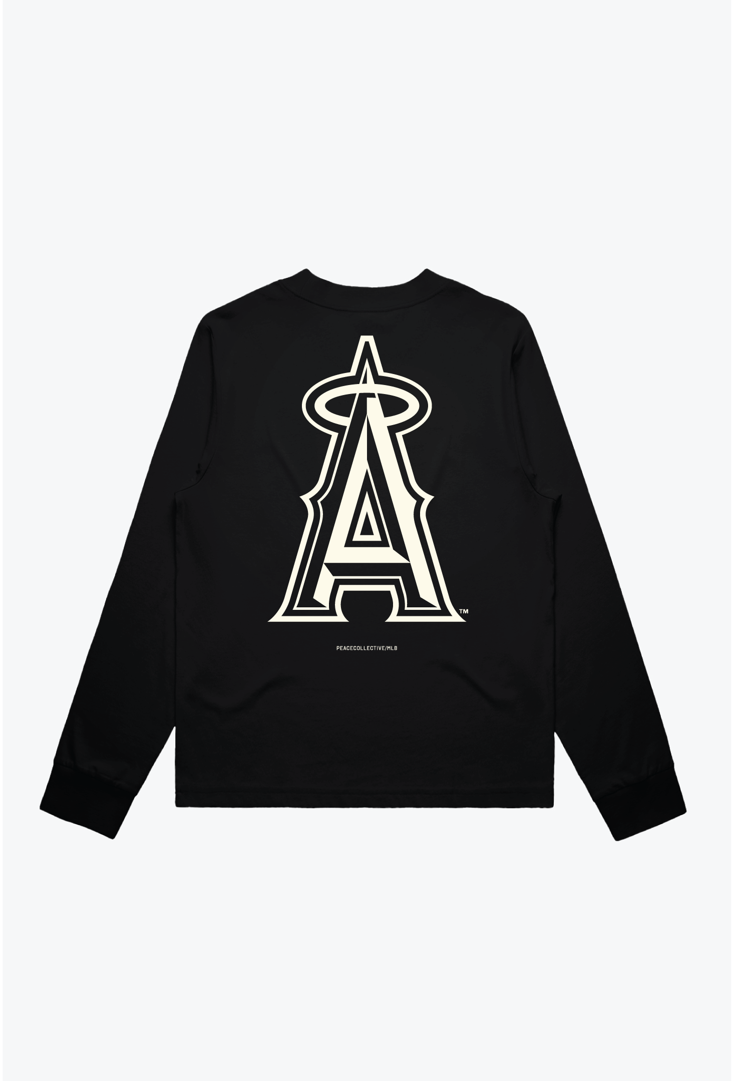 Los Angeles Angels Women's Mock Long Sleeve - Black