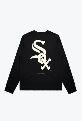 Chicago White Sox Women's Mock Long Sleeve - Black