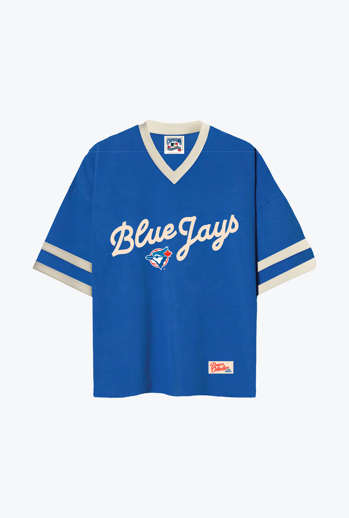 Toronto Blue Jay Varsity V-Neck Tee - Royal