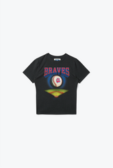 Atlanta Braves Field Baby Tee - Black