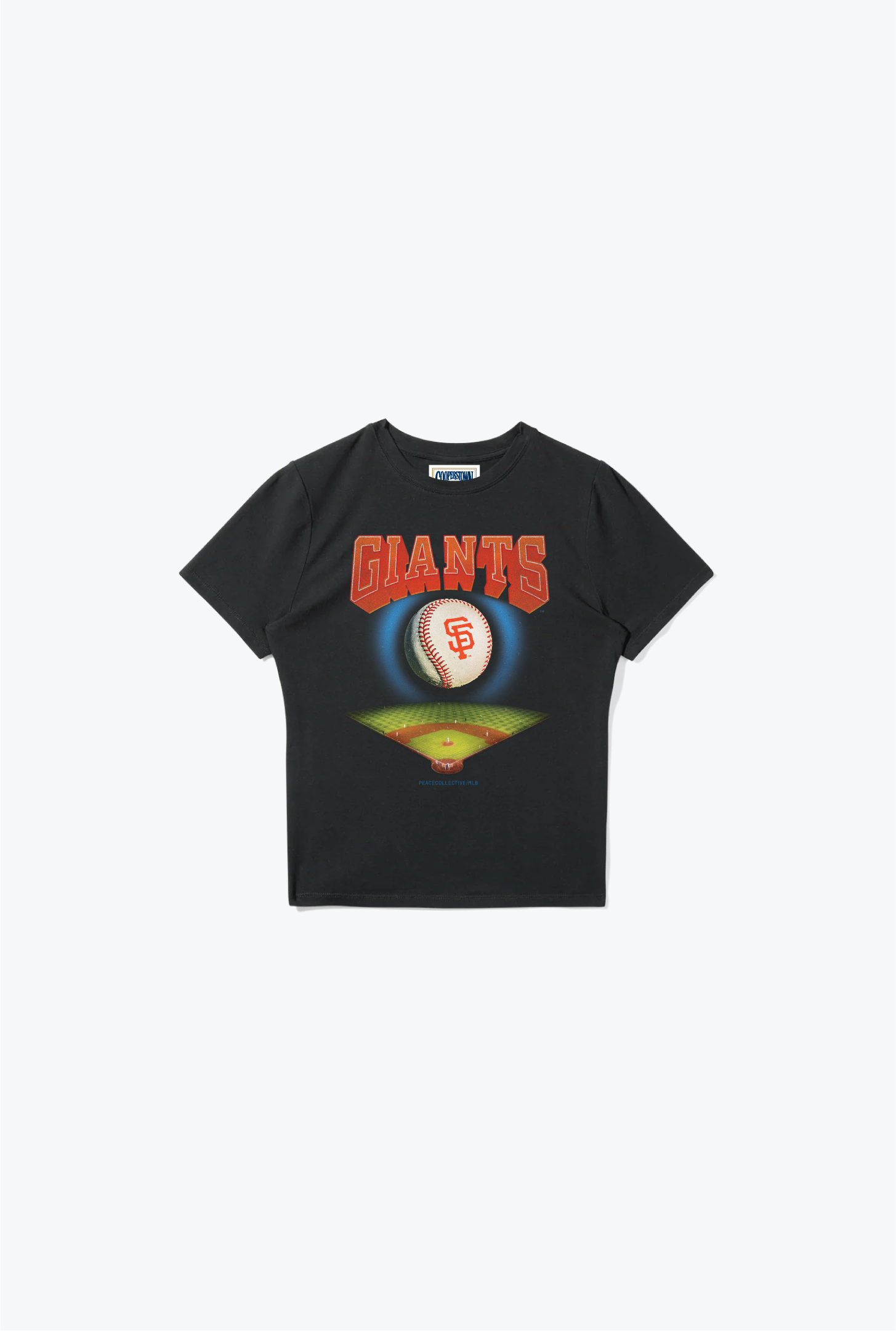 San Francisco Giants Field Baby Tee - Black